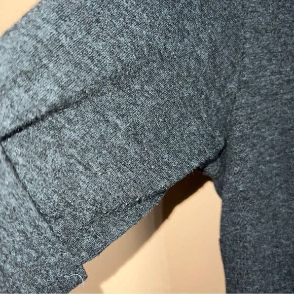 MODA International Gray Charcoal Collared V-Neck Short Sleeve Midi Dress - Picture 3 of 4